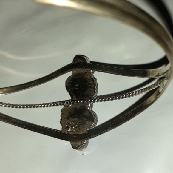 SOLD 🆕 REAL💙 Native American Navajo Bangle Bracelet - Picture 4 of 8